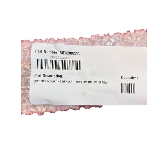 MEC2002220  Joystick Mounting Bracket Assy Inline W Screws For Power Wheelchairs - Picture 3 of 4